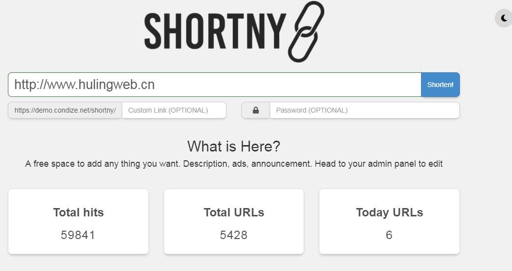 Shortny v2.0.1 - PHP短網(wǎng)址源碼