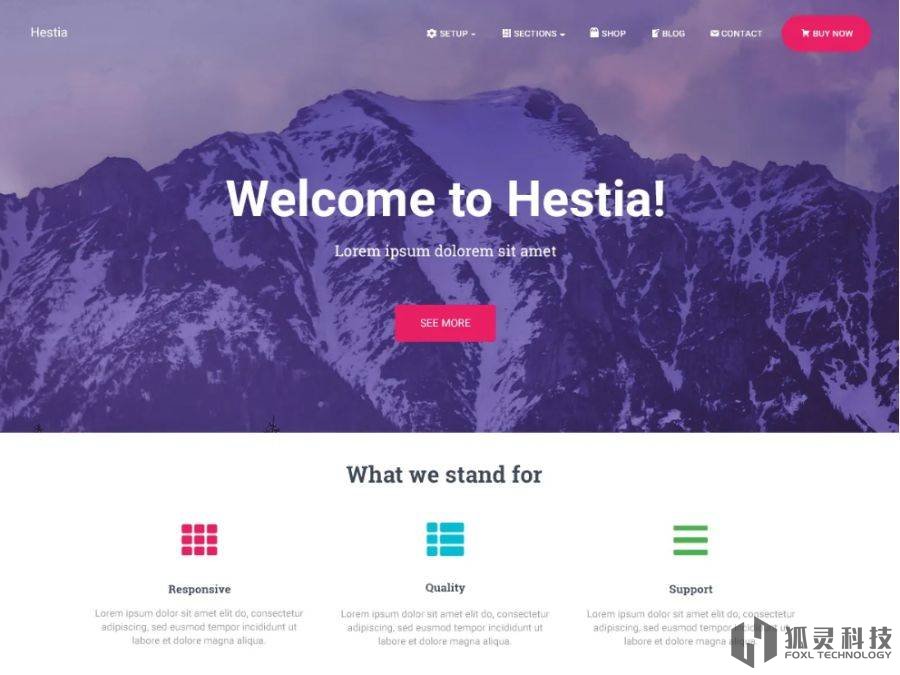 Hestia主題